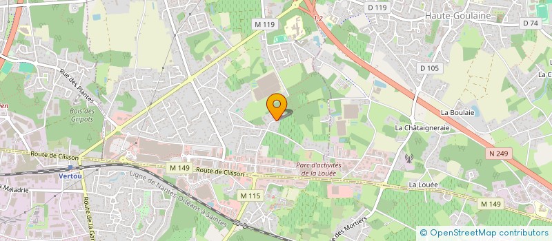 localisation de l'entreprise SCI JEAN CLAUDE ET PATRICIA  BASSE-GOULAINE