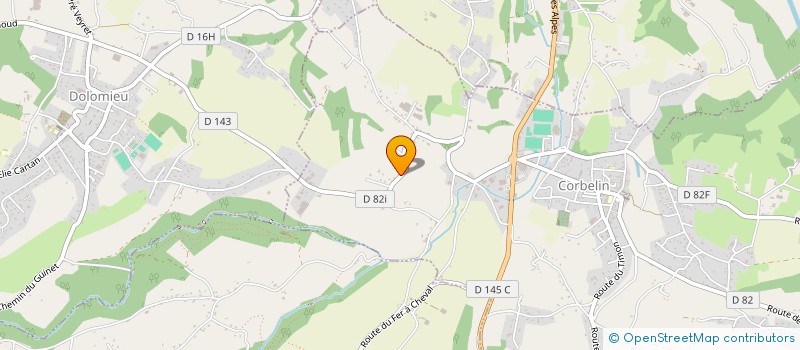 localisation de l'entreprise SCI JEAN CLAUDE VAUGE ET CIE  CORBELIN