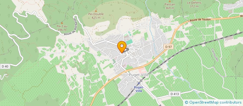 localisation de l'entreprise SCI JEAN DAVID  PUGET-VILLE