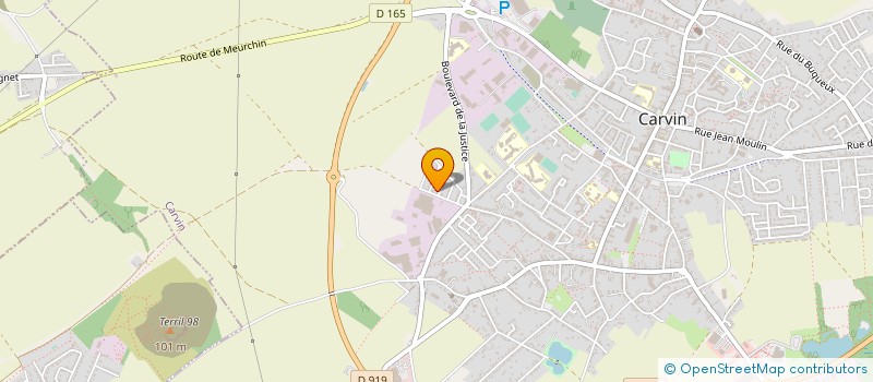 localisation de l'entreprise SCI JEAN DE BRAYE  CARVIN