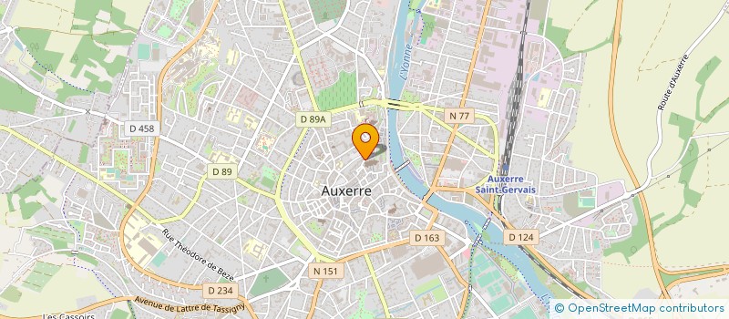 localisation de l'entreprise SCI JEAN DE DIGOGNE à AUXERRE