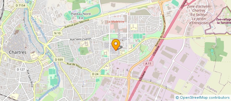 localisation de l'entreprise SCI JEAN DE DUNOIS à CHARTRES