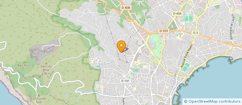 localisation de l'entreprise SCI JEAN DE LA CIGALE  LA CIOTAT