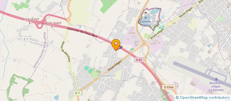 localisation de l'entreprise SCI JEAN DE PAUL  ROQUEFORT