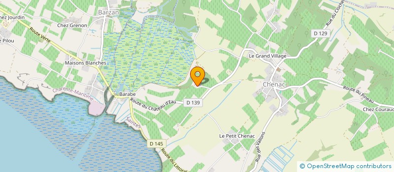 localisation de l'entreprise SCI JEAN DES ANDRIVES  CHENAC-SAINT-SEURIN-D'UZET