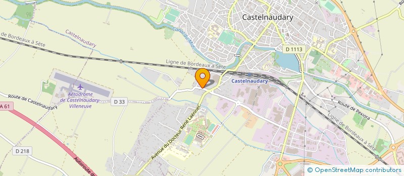 localisation de l'entreprise SCI JEAN DOUDIES à CASTELNAUDARY