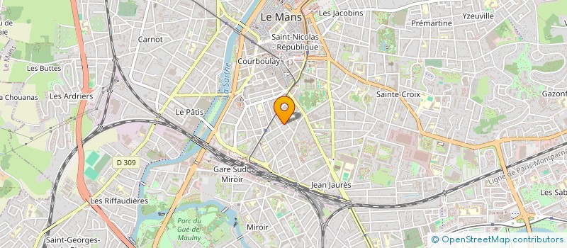 localisation de l'entreprise SCI JEAN DUPUY  LE MANS