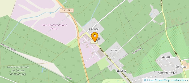 localisation de l'entreprise SCI JEAN EDOUARD  ARSAC