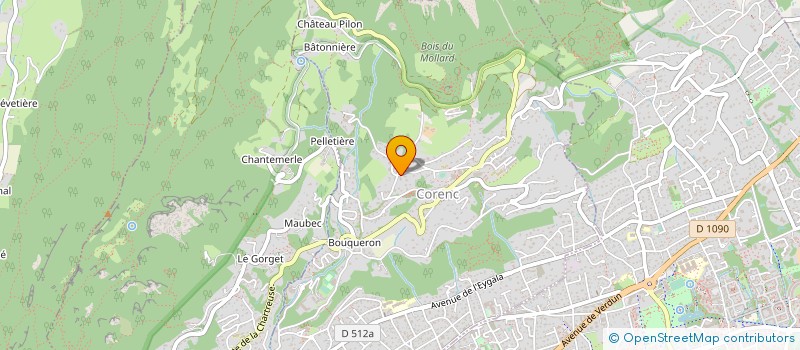 localisation de l'entreprise SCI JEAN ET MICHEL MARTINEZ  CORENC