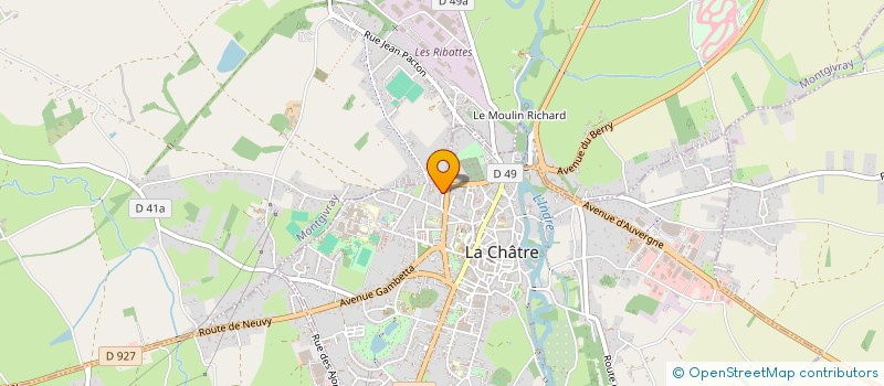 localisation de l'entreprise SCI JEAN ET SOLANGE LACOFFE à LA CHATRE