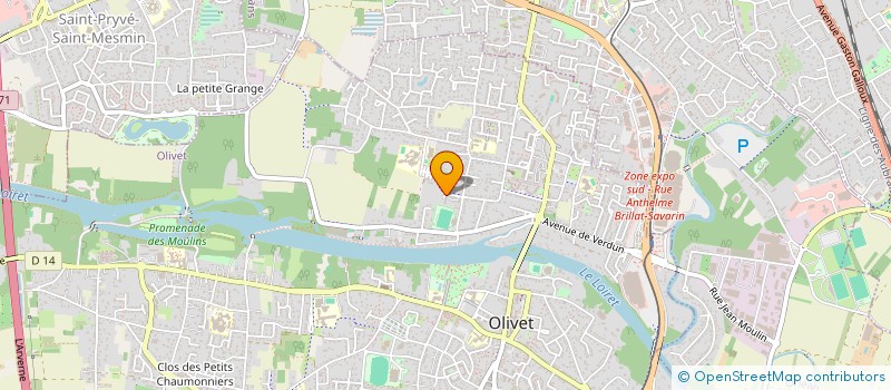 localisation de l'entreprise SCI JEAN EUDES à OLIVET