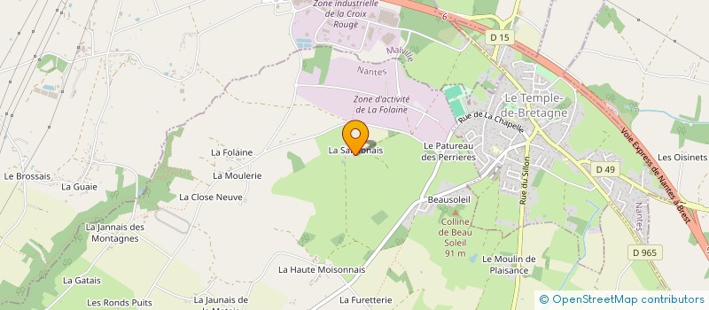 localisation de l'entreprise SCI JEAN GUTENBERG  CORDEMAIS