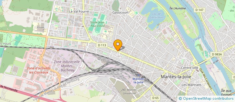 localisation de l'entreprise SCI JEAN HOET  MANTES-LA-JOLIE