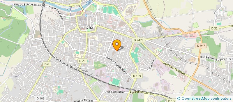 localisation de l'entreprise SCI JEAN JACQUES MONGAY DEVELOPPEMENT  DAX