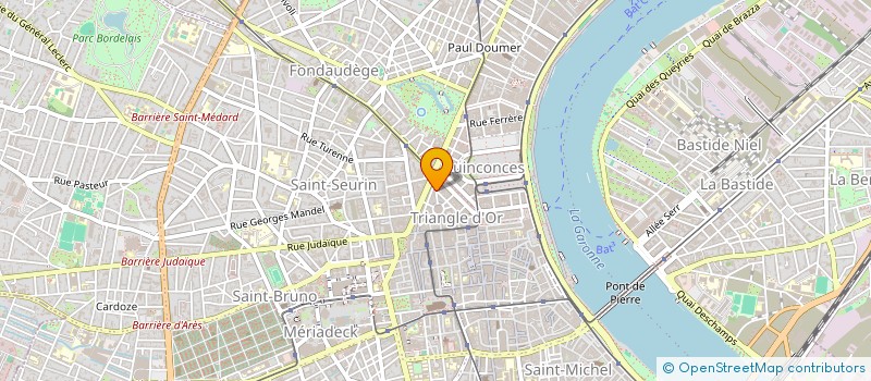 localisation de l'entreprise SCI JEAN-JACQUES ROUSSEAU  BORDEAUX