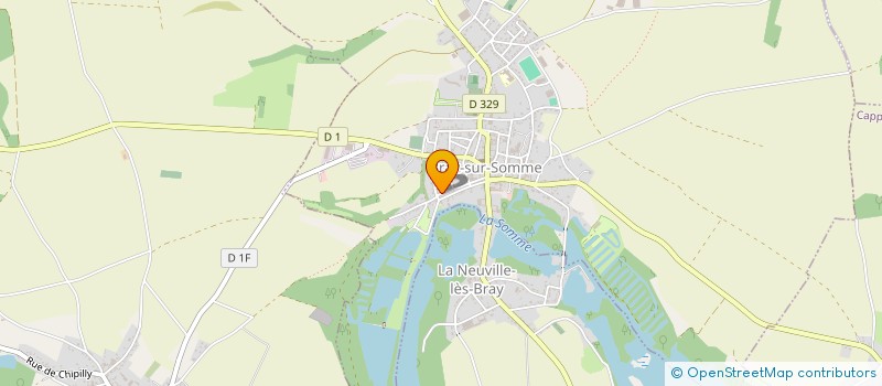 localisation de l'entreprise SCI JEAN JACQUES ROUSSEAU  BRAY-SUR-SOMME