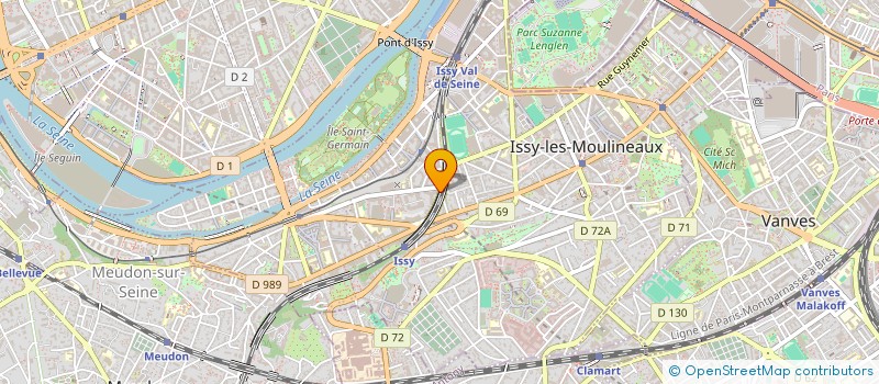 localisation de l'entreprise SCI JEAN JACQUES ROUSSEAU à ISSY-LES-MOULINEAUX