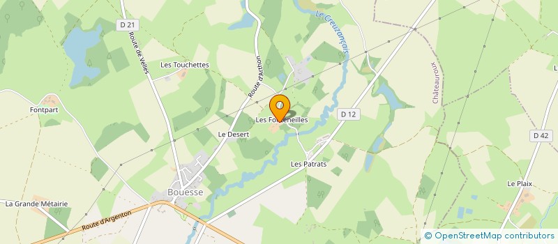 localisation de l'entreprise SCI JEAN JACQUES ROUSSEAU à BOUESSE