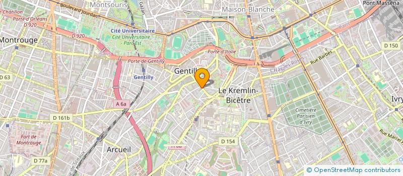 localisation de l'entreprise SCI JEAN JAURES  GENTILLY