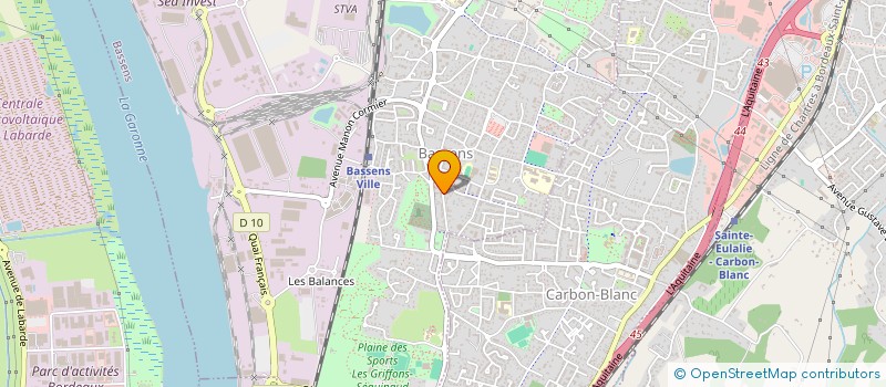 localisation de l'entreprise SCI JEAN JAURES  BASSENS