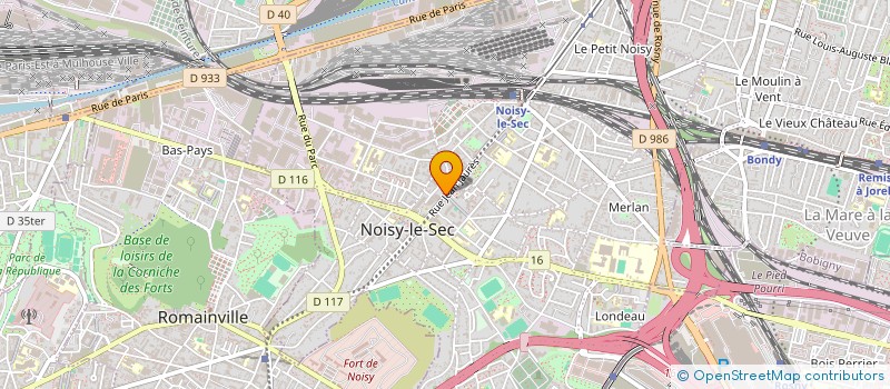 localisation de l'entreprise SCI JEAN JAURES à NOISY-LE-SEC