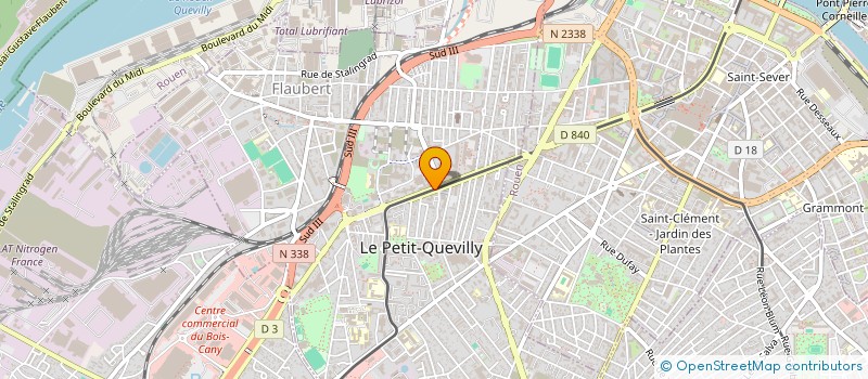 localisation de l'entreprise SCI JEAN JAURES à LE PETIT-QUEVILLY