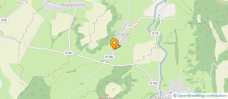 localisation de l'entreprise SCI JEAN JAURES  CHASSEY