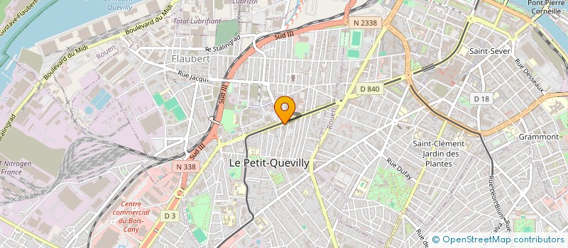 localisation de l'entreprise SCI JEAN JAURES à LE PETIT-QUEVILLY
