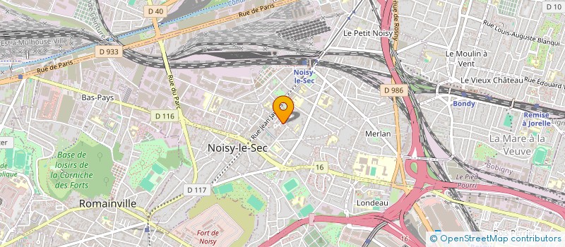 localisation de l'entreprise SCI JEAN JAURES à NOISY-LE-SEC