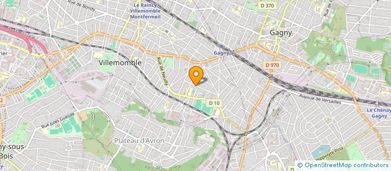 localisation de l'entreprise SCI JEAN JAURES  VILLEMOMBLE