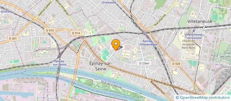 localisation de l'entreprise SCI JEAN JAURES à EPINAY-SUR-SEINE