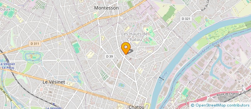 localisation de l'entreprise SCI JEAN JAURES  CHATOU