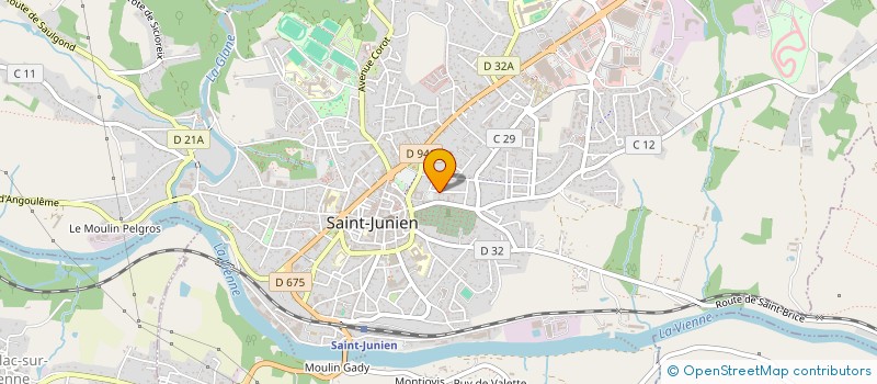 localisation de l'entreprise SCI JEAN JAURES à SAINT-JUNIEN