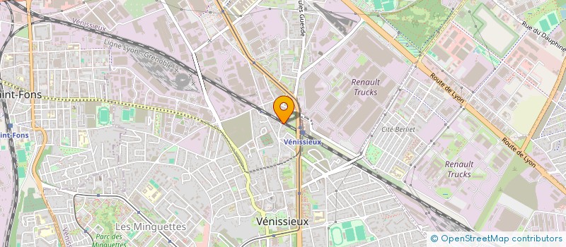 localisation de l'entreprise SCI JEAN JAURES  VENISSIEUX