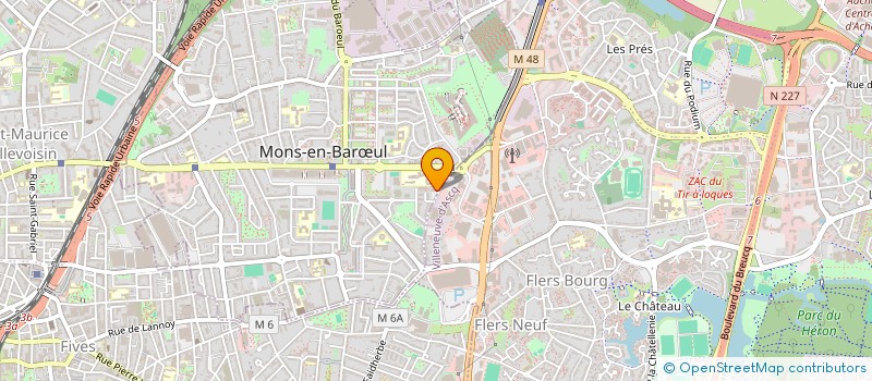 localisation de l'entreprise SCI JEAN JAURES  MONS-EN-BARUL