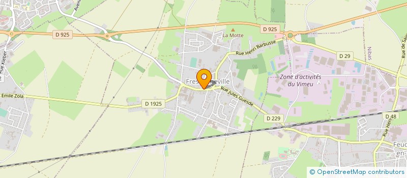 localisation de l'entreprise SCI JEAN JAURES  FRESSENNEVILLE