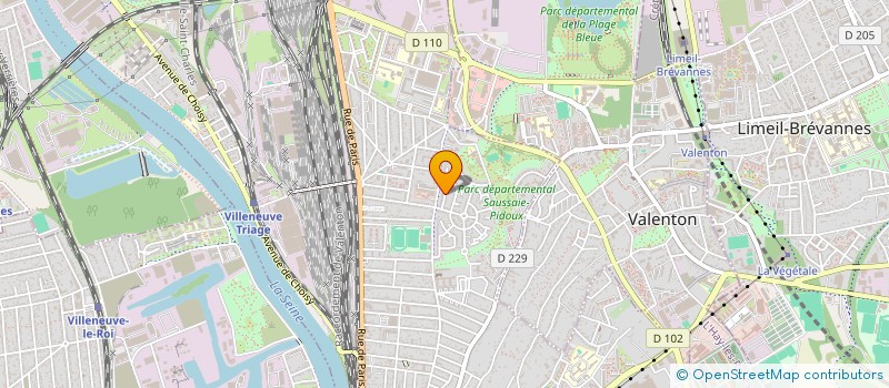 localisation de l'entreprise SCI JEAN JAURES  VILLENEUVE-SAINT-GEORGES