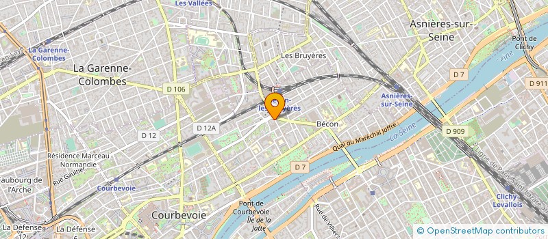localisation de l'entreprise SCI JEAN JAURES A BOIS COLOMBES à COURBEVOIE