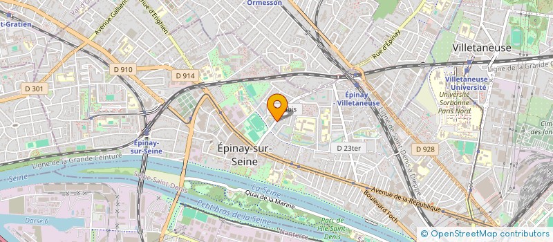 localisation de l'entreprise SCI JEAN JAURES BERNSTEIN à EPINAY-SUR-SEINE