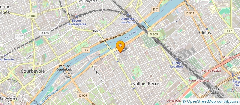 localisation de l'entreprise SCI JEAN JAURES GESTION à LEVALLOIS-PERRET