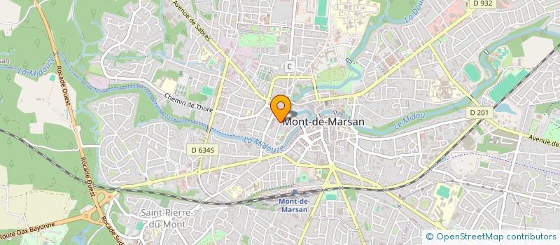 localisation de l'entreprise SCI JEAN -JEAN à MONT-DE-MARSAN