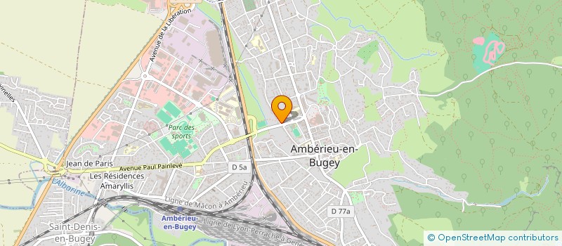 localisation de l'entreprise SCI JEAN KD DE LA REPUBLIQUE  AMBERIEU-EN-BUGEY