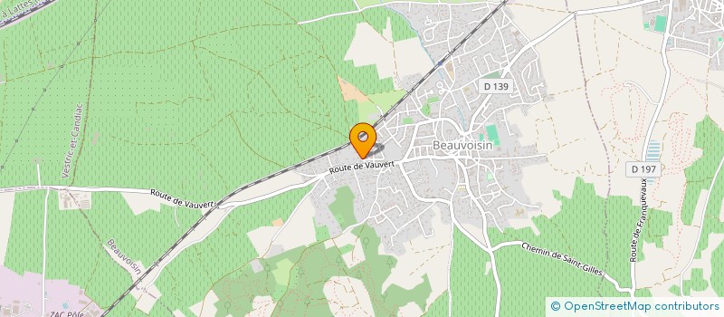 localisation de l'entreprise SCI JEAN LAFONT  BEAUVOISIN