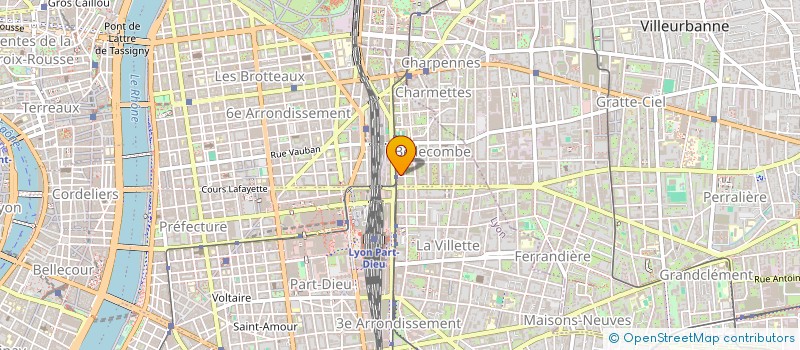 localisation de l'entreprise SCI JEAN LANNES  LYON