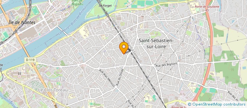 localisation de l'entreprise SCI JEAN LAURENT à SAINT-SEBASTIEN-SUR-LOIRE
