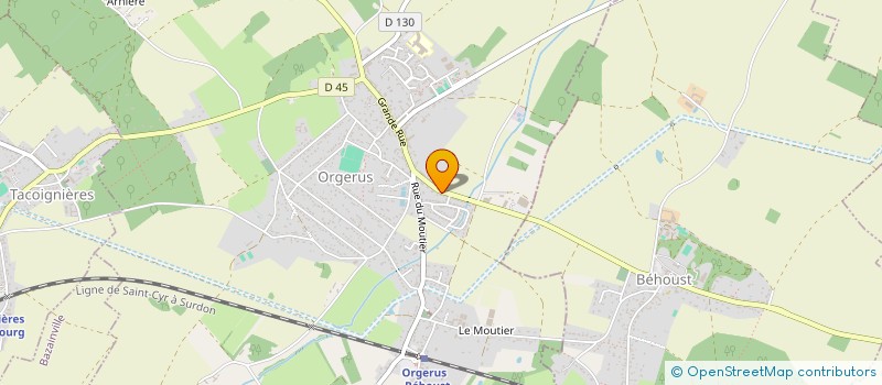 localisation de l'entreprise SCI JEAN LE LOUP  ORGERUS