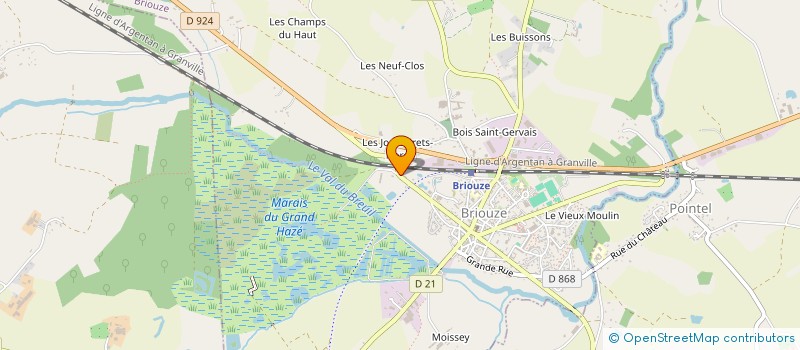 localisation de l'entreprise SCI JEAN - LEONE à BRIOUZE