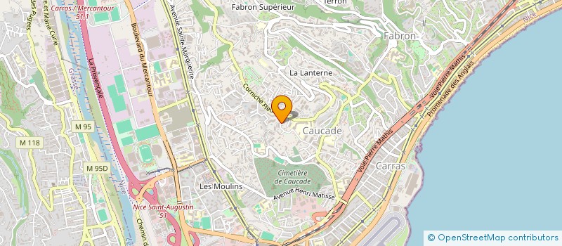 localisation de l'entreprise SCI JEAN-LOU à NICE
