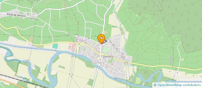 localisation de l'entreprise SCI JEAN LOUIS FANIEL FILAINE  DAMERY