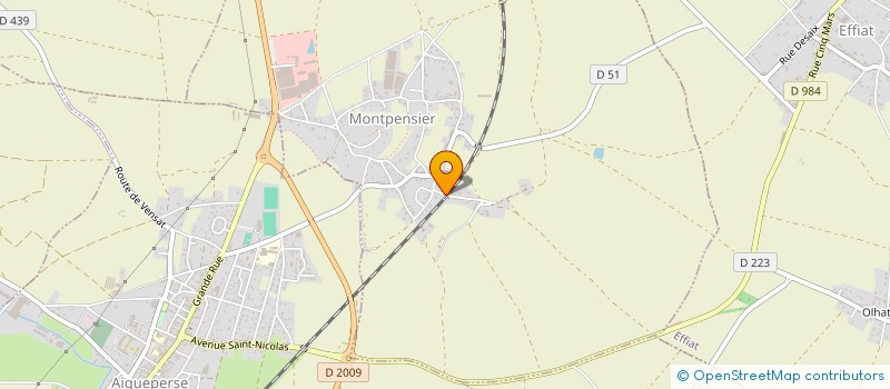 localisation de l'entreprise SCI JEAN LOUIS LEGAY  AIGUEPERSE